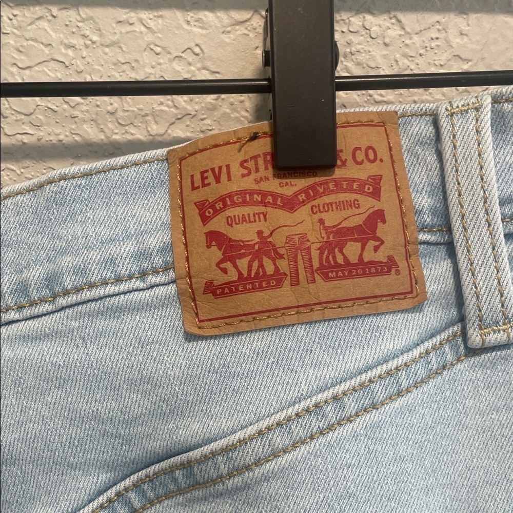 Levi's Button Fly Ribcage Straight Ankle Jeans 28 - Picture 5 of 8